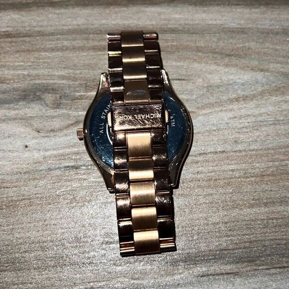 Michael Kors slim runway watch women’s rose gold MK3197 classiccore preppy - Picture 7 of 7